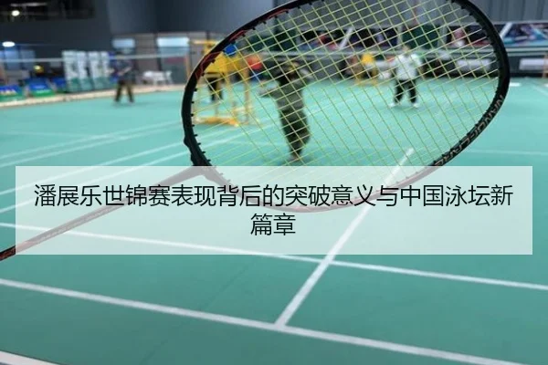 潘展乐世锦赛表现背后的突破意义与中国泳坛新篇章