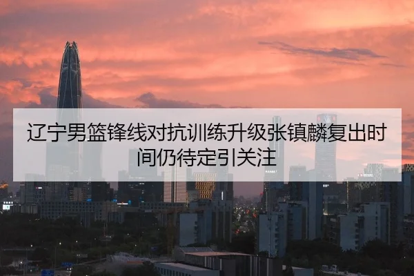 辽宁男篮锋线对抗训练升级张镇麟复出时间仍待定引关注
